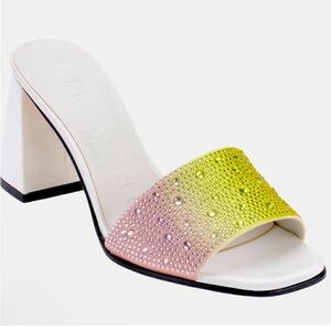 Karl Lagerfeld Paris Pera women's Rhinestone slides sandals